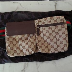 Gucci Classic GG Canvas Belt Bag
